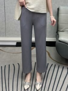 Middle East, Ramadan, autumn, spring and summer, high-end pleats, light luxury, fashionable, casual and versatile, temperament, commuter trousers：圖片 2