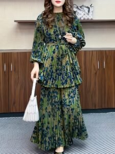 Middle East Ramadan 2025 Spring and Autumn New High-end Temperament Design Set Loose and Thin：圖片 3