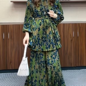 Middle East Ramadan 2025 Spring and Autumn New High-end Temperament Design Set Loose and Thin