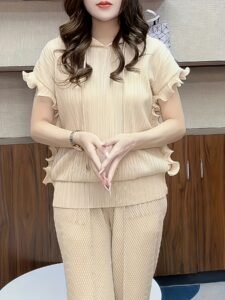 Middle East Ramadan 2025 Summer Short Sleeve Hooded Casual Loose Top：圖片 3