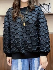 Middle East Ramadan 2025 Spring Autumn Winter New New Year's Wasteland StyleNo Fleece No Hatless SocietyWear Explosive Small Fragrance to Cover Meat：圖片 2